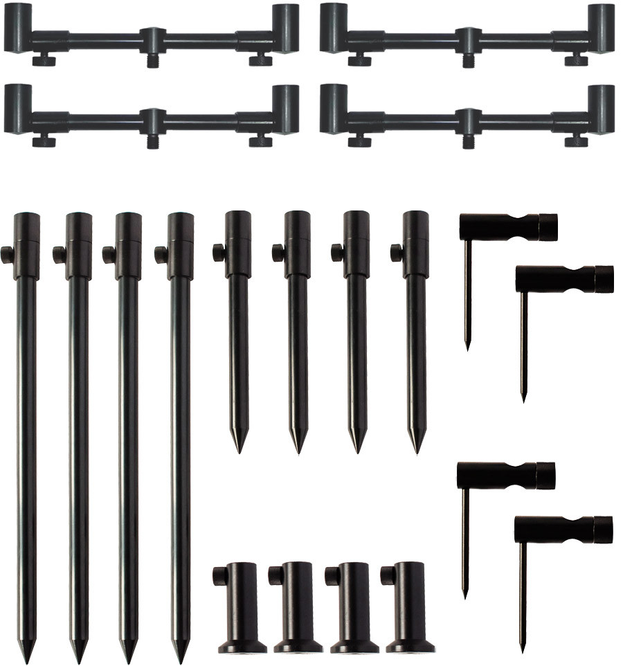 Set de picioare cu buzz bar telescopic World4Carp Stand Kit Universal MAX 4