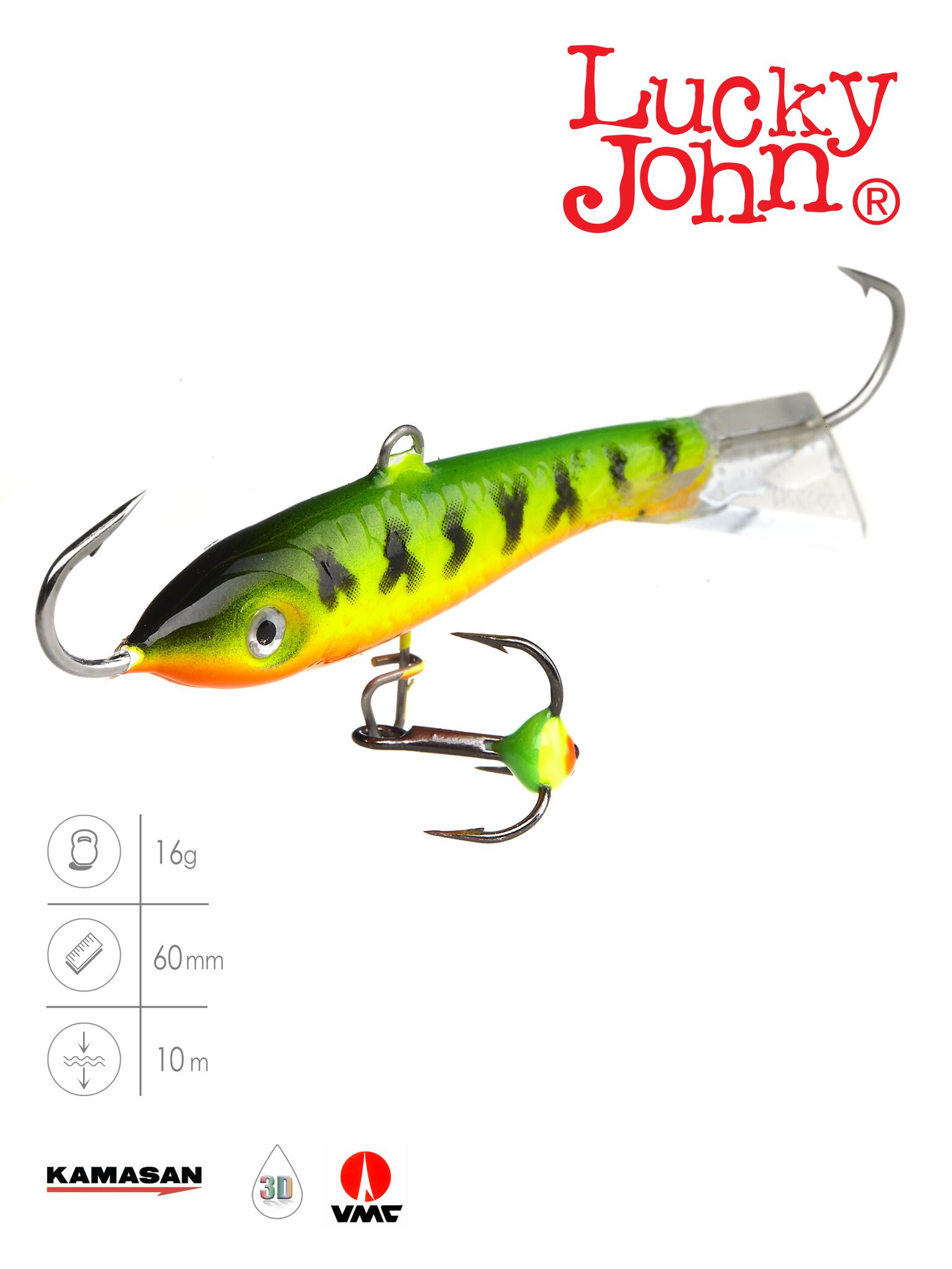 Balansier Lucky John CLASSIC 6 cu tr. 60mm blister