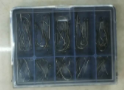 Fishing hook HOOK01, black set — HOOK01 / black
