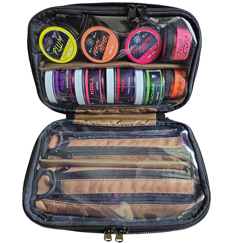 Rig bag with 2 cases World4Carp Leads & Rig System