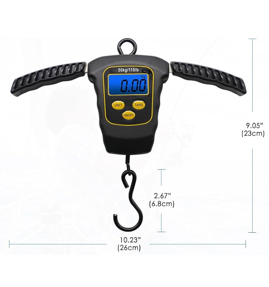Digital fishing scales with sliding handles World4Carp T-Line Sliding Digital Scales