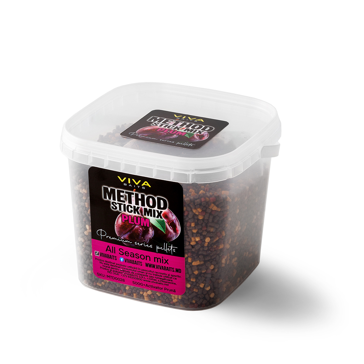 Vivabaits Method Stick Mix PLUM 500 g + activator