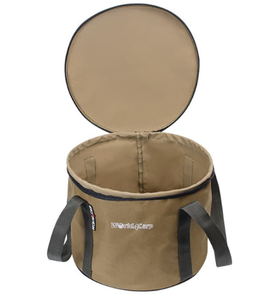 Soft bucket with lid World4Carp Soft bucket 25 l
