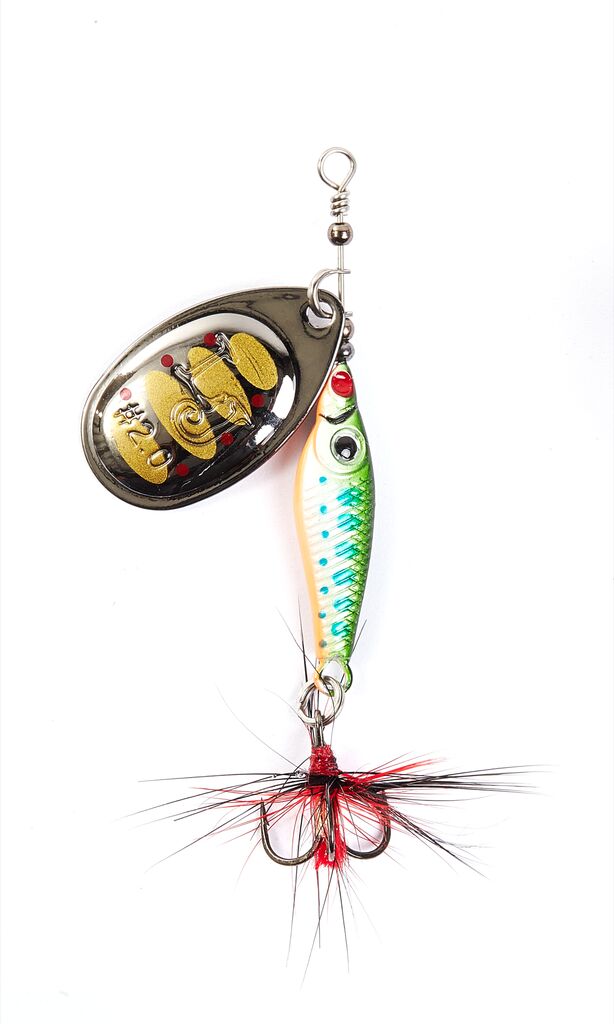 Linguriță rotativă Lucky John TRIAN BLADE ROUND №2 / 9g