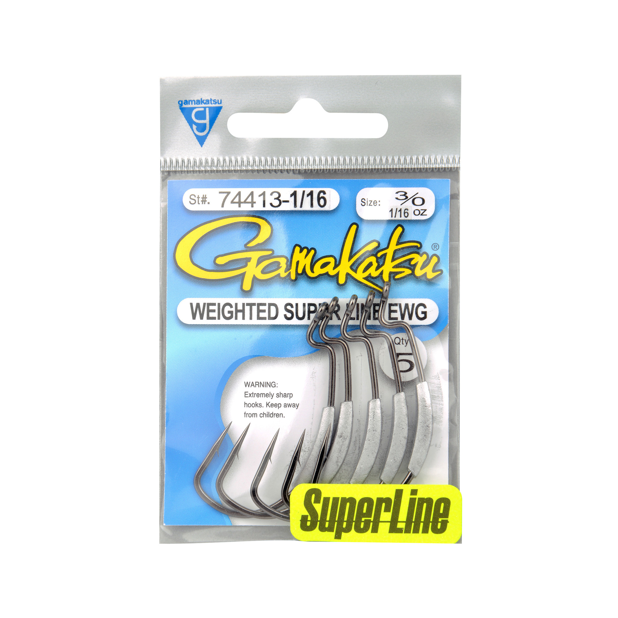 Hook Gamakatsu Weighted Superline EWG
